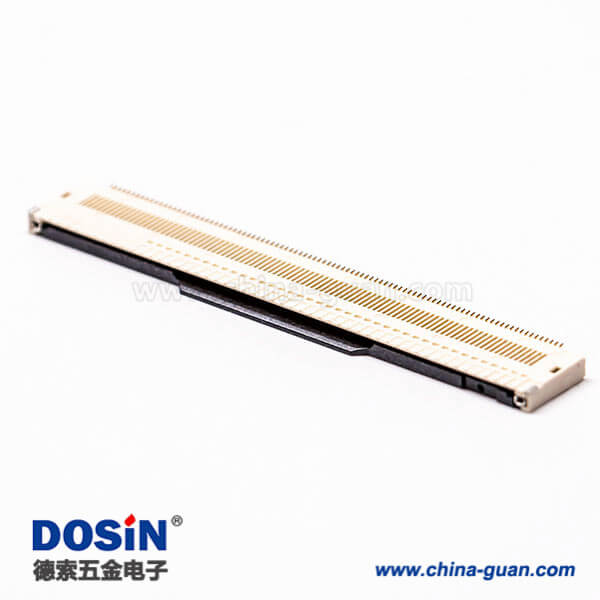 fpc座0.5PH前掀蓋式下接觸2.2H矩形連接器