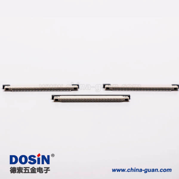 10-3 fpc軟排線插座焊接40針0.5mm后掀蓋式下接觸1.2H