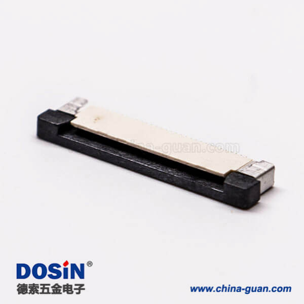 11-1 fpc貼片插座0.5mm后掀蓋式下接觸30針焊接H2.0