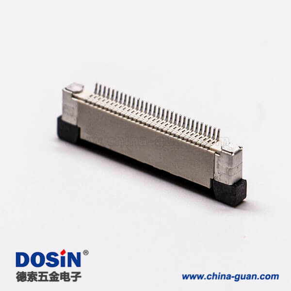 11-2 fpc貼片插座0.5mm后掀蓋式下接觸30針焊接H2.0