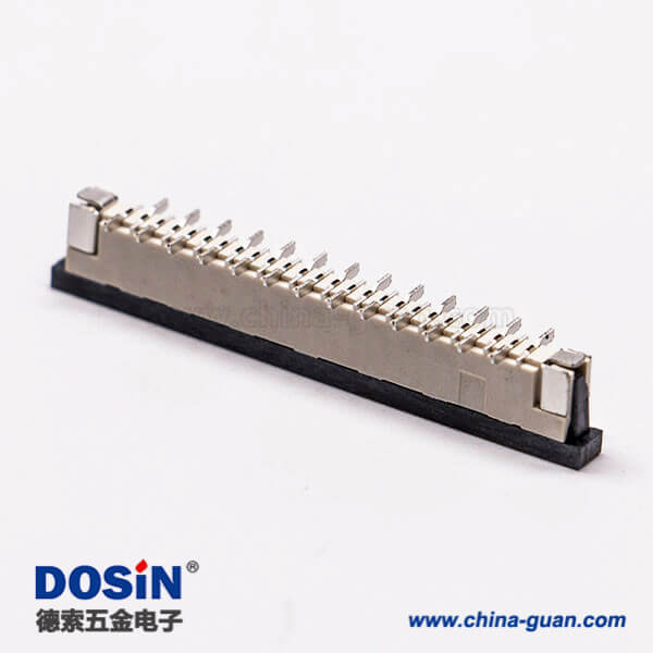 12-4 0.5mm fpc 封裝13針焊接抽屜式上接H2.0PCB板端