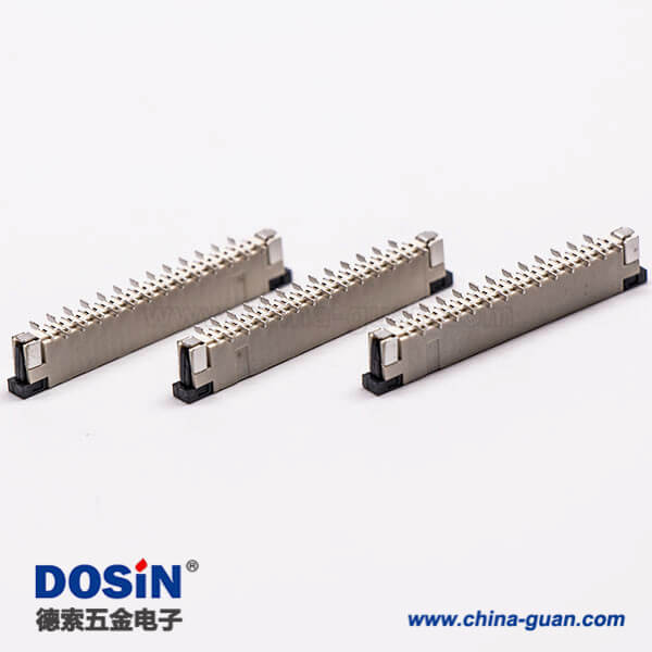 12-7 0.5mm fpc 封裝13針焊接抽屜式上接H2.0PCB板端