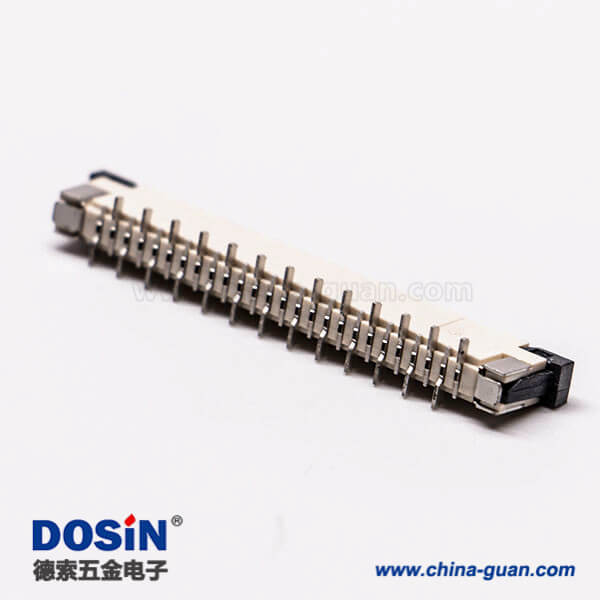 12 0.5mm fpc 封裝13針焊接抽屜式上接H2.0PCB板端