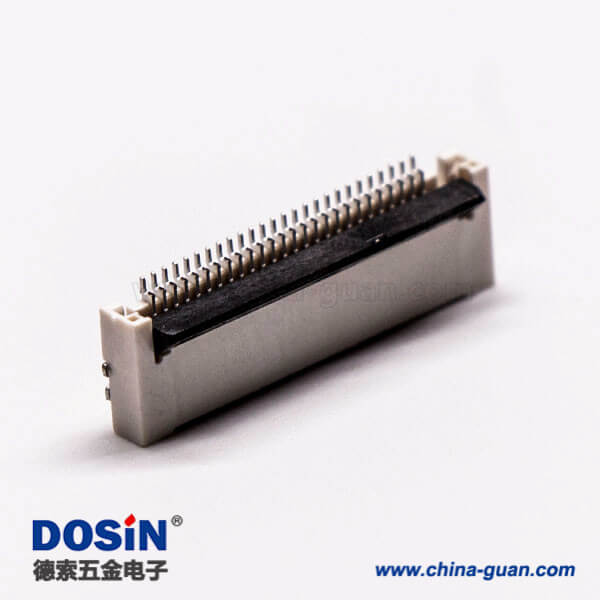 13-4 fpc連接器1.0立貼式26針單面觸阻燃接PCB板