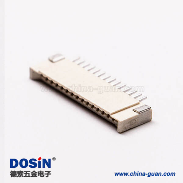 14-1 1.0 fpc連接器臥式14pin無鎖雙面接觸2.0H接PCB