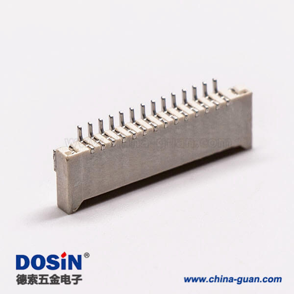 14-3 1.0 fpc連接器臥式14pin無鎖雙面接觸2.0H接PCB