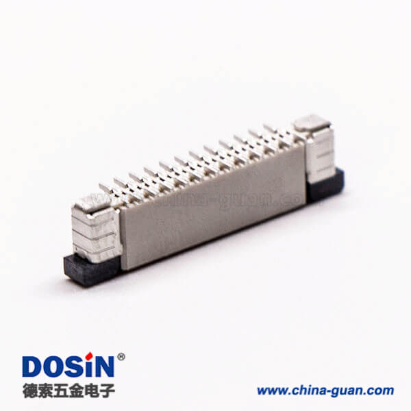 15-2 貼片fpc插座帶鎖0.5mm單面接觸12pin接PCB12H2.0