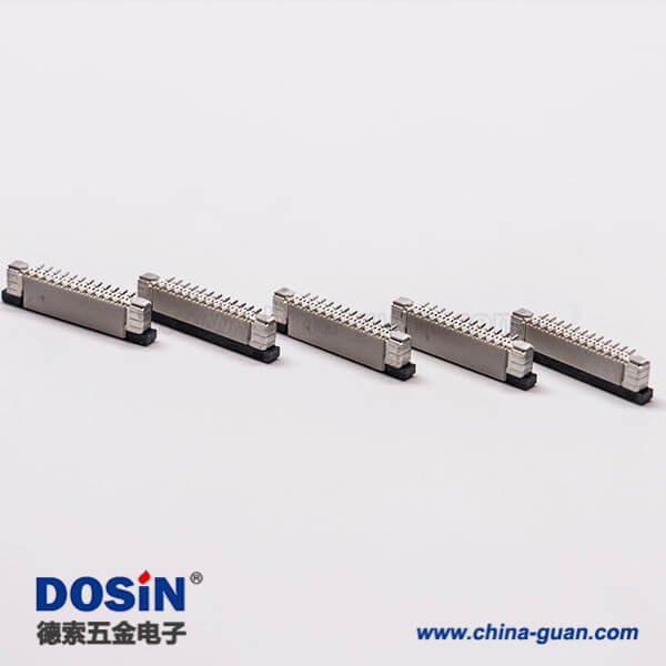 15-3 貼片fpc插座帶鎖0.5mm單面接觸12pin接PCB12H2.0