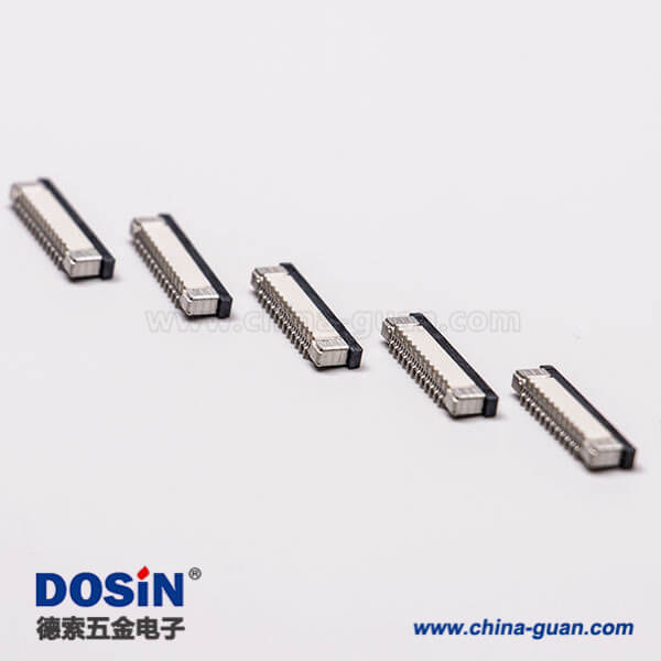 15-4 貼片fpc插座帶鎖0.5mm單面接觸12pin接PCB12H2.0