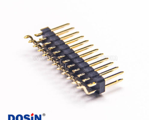 2.54間距雙排臥貼片排針連接器帶CAP帽10pcs