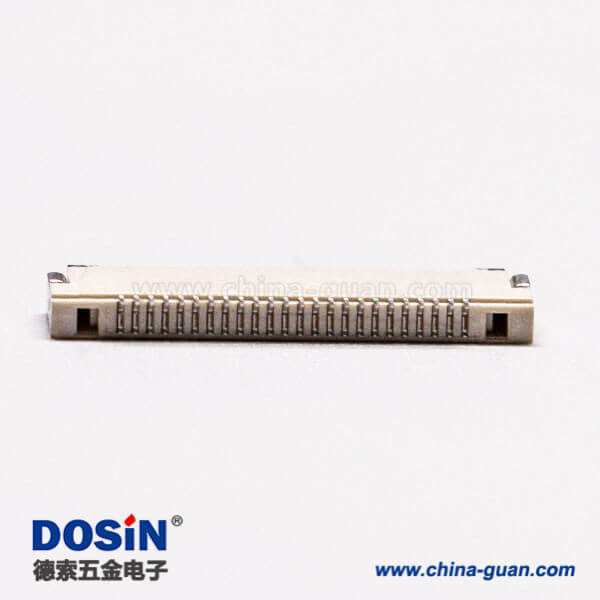 16-2 0.5mm fpc 封裝24針臥式無鎖雙面接1.2H板端插座