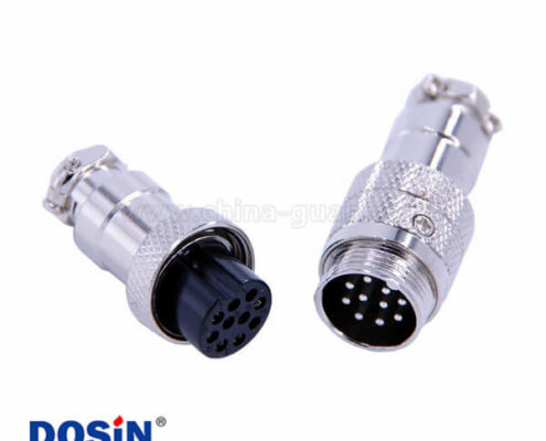 GX16插頭插座10芯防水連接器直式