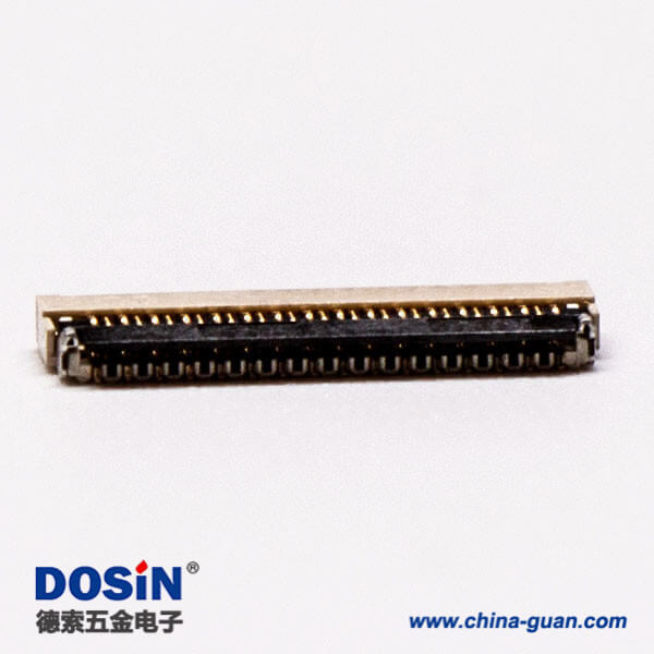 18-3 貼片臥式fpc插座0.3PH前掀蓋式15pin下接觸1.0H