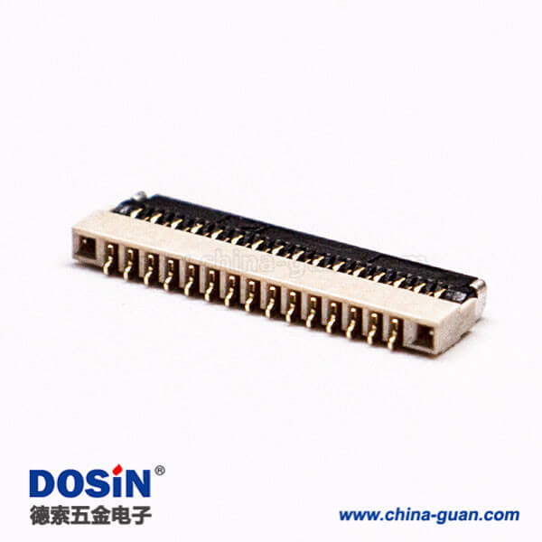 貼片臥式fpc插座0.3PH前掀蓋式15pin下接觸1.0H