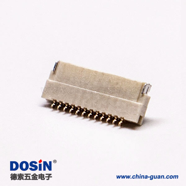ffc/fpc連接器插座0.5mm前掀蓋式下接觸1.0H