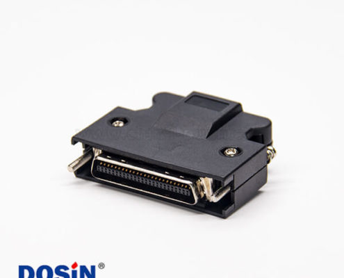 50 Pin SCSI 塑料外殼螺絲連接器