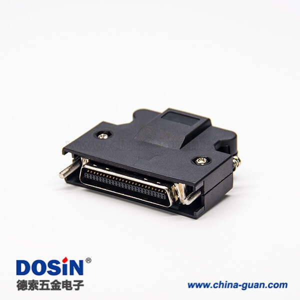 50 Pin SCSI 塑料外殼螺絲連接器