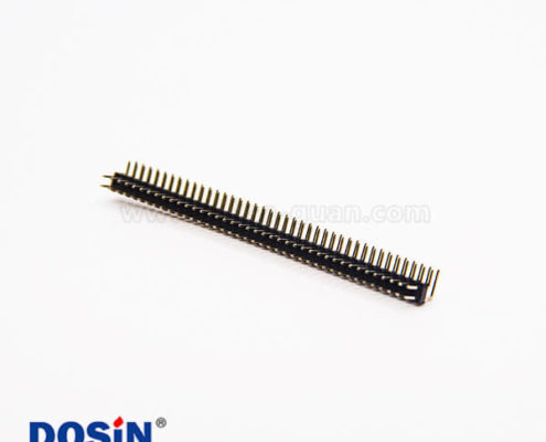 90度單排排針直式間距2.0mm單塑80pin插板式