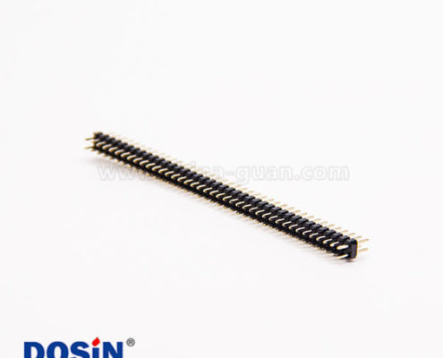 2.0mm排針單塑雙排連接器80pin直式180度穿孔