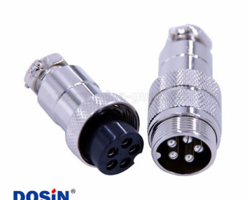 航空插頭連接器GX20直式對接公母連接器