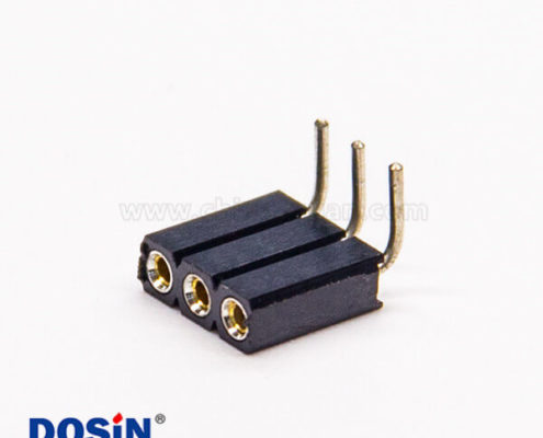 25pin單排排母直式180度間距2.54mm長(zhǎng)10mm