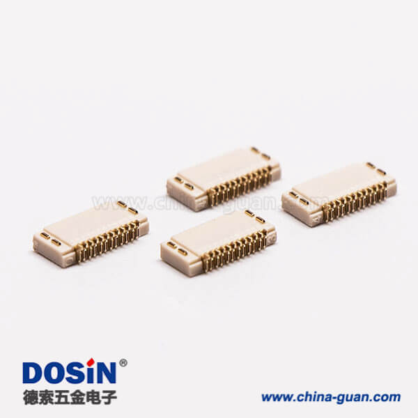 4-2 臥式fpc排線插座12pin5mm無鎖雙面接1.0H