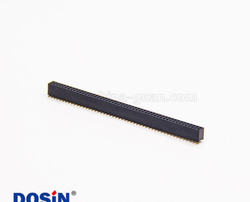 1.27mm雙排排母直式180度100pin連接器