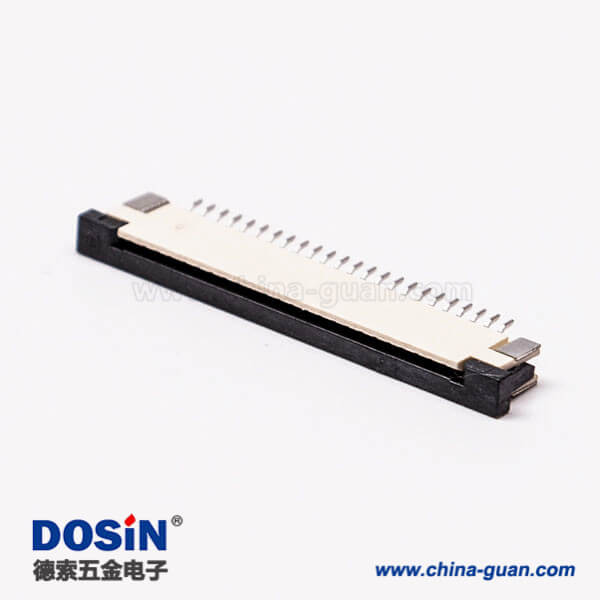 5-1 1.0mm間距 fpc座直式焊接抽屜式下接觸連接器2.5H