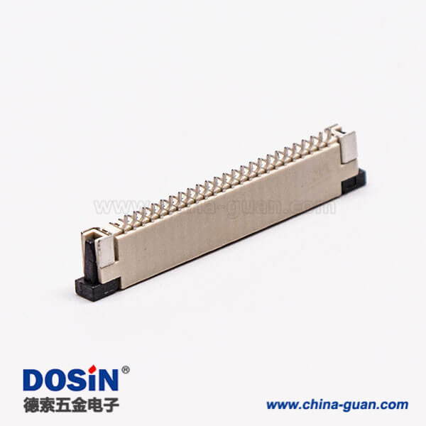 5-2 1.0mm間距 fpc座直式焊接抽屜式下接觸連接器2.5H
