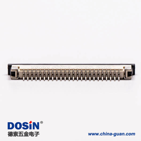 5-3 1.0mm間距 fpc座直式焊接抽屜式下接觸連接器2.5H