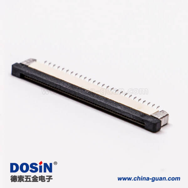 6-1 ffc/fpc扁平軟排線插座封裝1.0PH抽屜式上接2.0H