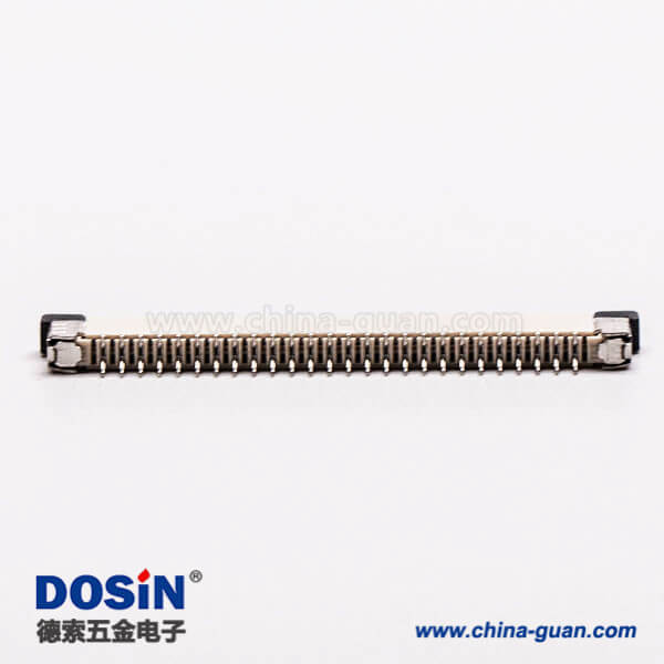 6-3 ffc/fpc扁平軟排線插座封裝1.0PH抽屜式上接2.0H