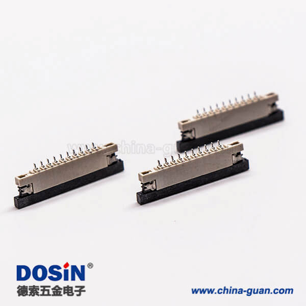 7-4 貼片fpc插座0.5mm前掀26pin下接觸連接器1.8H