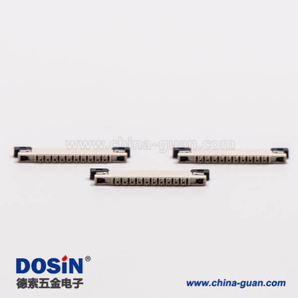 7-5 貼片fpc插座0.5mm前掀26pin下接觸連接器1.8H