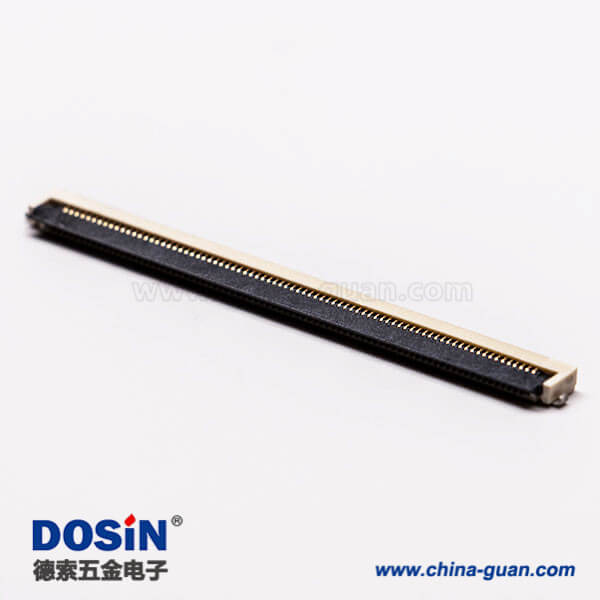 8-1 fpc 1.0mm抽屜式插座焊接80pin下接觸式H1.2