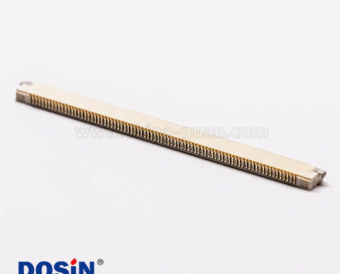 fpc 1.0mm抽屜式插座焊接80pin下接觸式H1.2