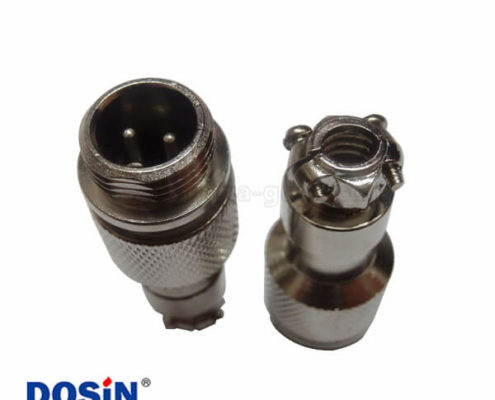 對(duì)接式2芯公插頭GX12防水直式航空連接器10個(gè)