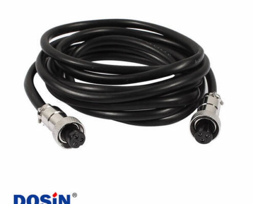 GX12 3芯母對母電纜線M12 3芯航空線1M