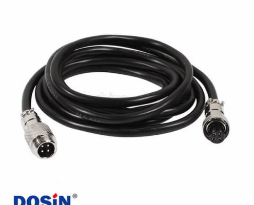 GX12航空插頭連接線4芯圓形連接器插頭線1M