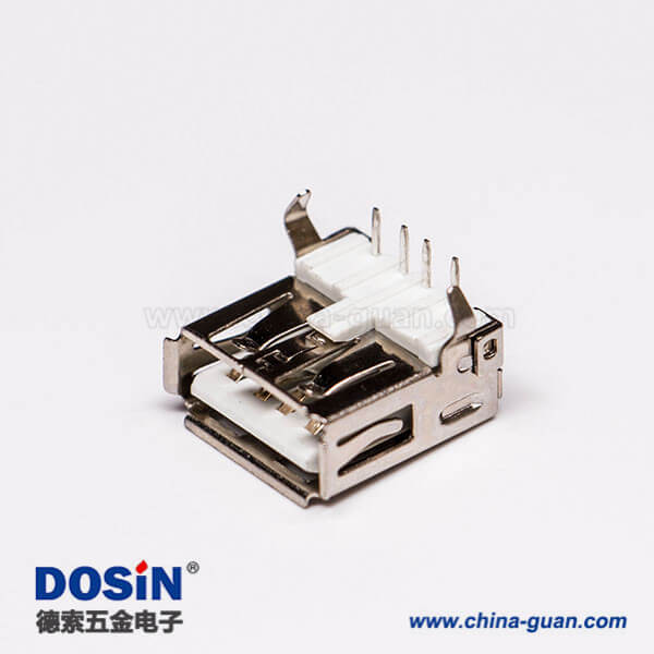 usb2.0接口type a彎式母頭插板接PCB板