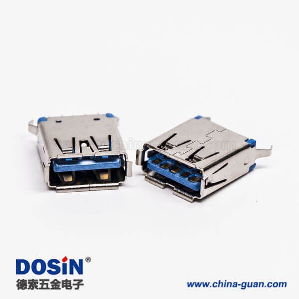 180度usb3.0母座直式dip直插PCB板 180度usb3.0母座直式dip直插PCB板