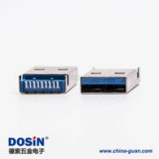 usb3.0公頭type a直式SMT沉板式接PCB板