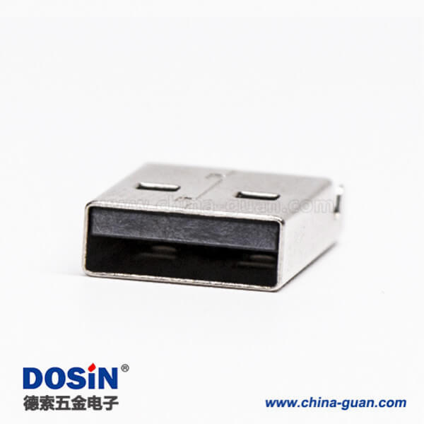 usb type a 公頭90度SMT沉板接PCB板 usb type a 公頭90度SMT沉板接PCB板