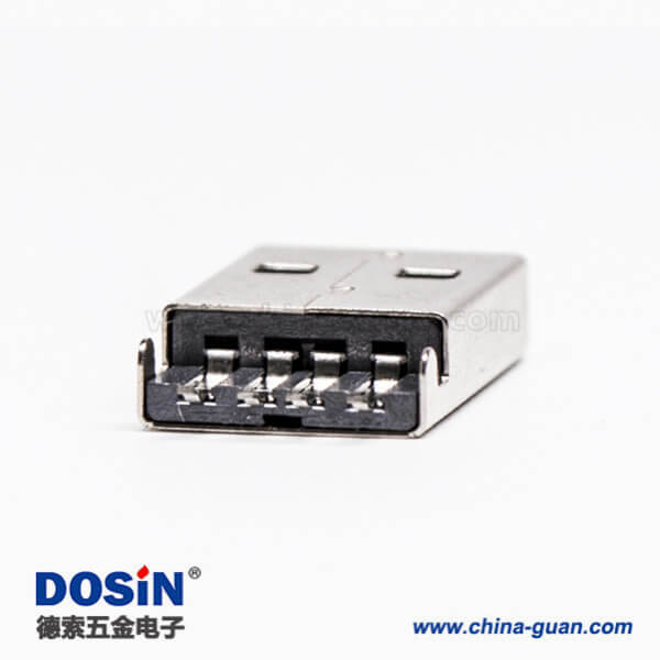 usb type a 公頭90度SMT沉板接PCB板 usb type a 公頭90度SMT沉板接PCB板