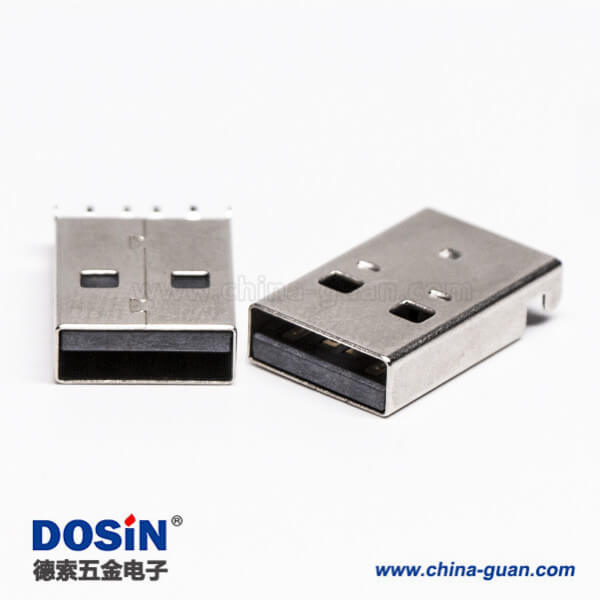 usb type a 公頭90度SMT沉板接PCB板 usb type a 公頭90度SMT沉板接PCB板