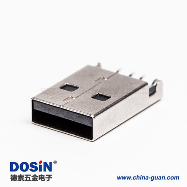 usb type a 公頭90度SMT沉板接PCB板
