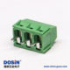 綠色接線端子螺釘式3芯直式連接器插PCB板