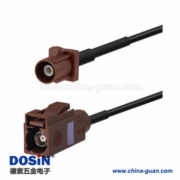 延長天線Fakra F型車用棕色公轉(zhuǎn)母直式50厘米