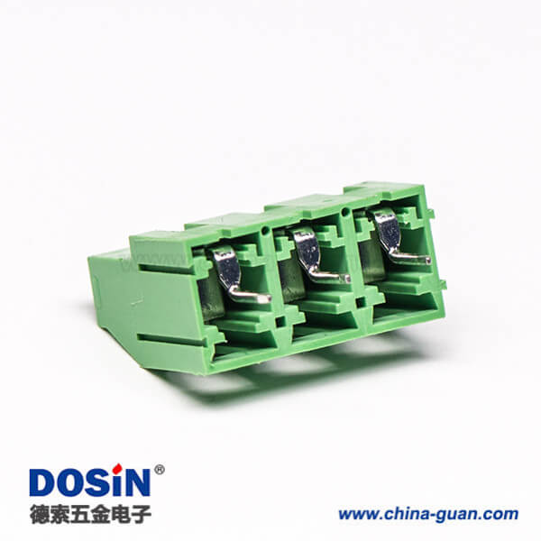 螺釘式多級(jí)接線端子3芯直式穿孔式接PCB板綠色 螺釘式多級(jí)接線端子3芯直式穿孔式接PCB板綠色