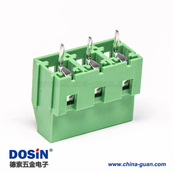 螺釘式多級(jí)接線端子3芯直式穿孔式接PCB板綠色 螺釘式多級(jí)接線端子3芯直式穿孔式接PCB板綠色